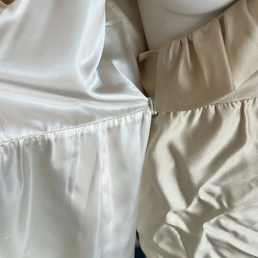 kate spade Wedding Belles Aubrey Wrap Ruffle Silk Dress 4